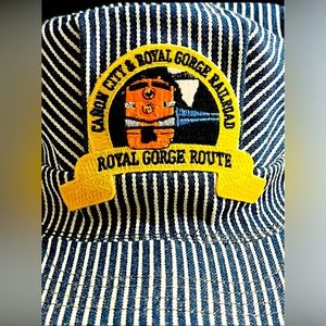 VTG ROYAL GORGE Route Engineer Train Conductor Hat CanonCity & Royal Gorge Patch